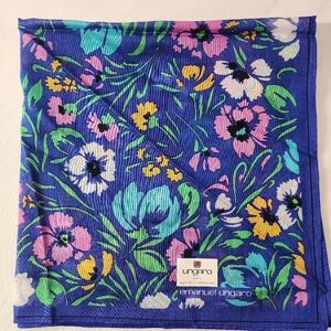 Emanuel Ungaro Paris Handkerchief Cotton Brandnew Authentic